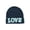 Navy, variant on Studded LOVE Cuffed Beanie - Red