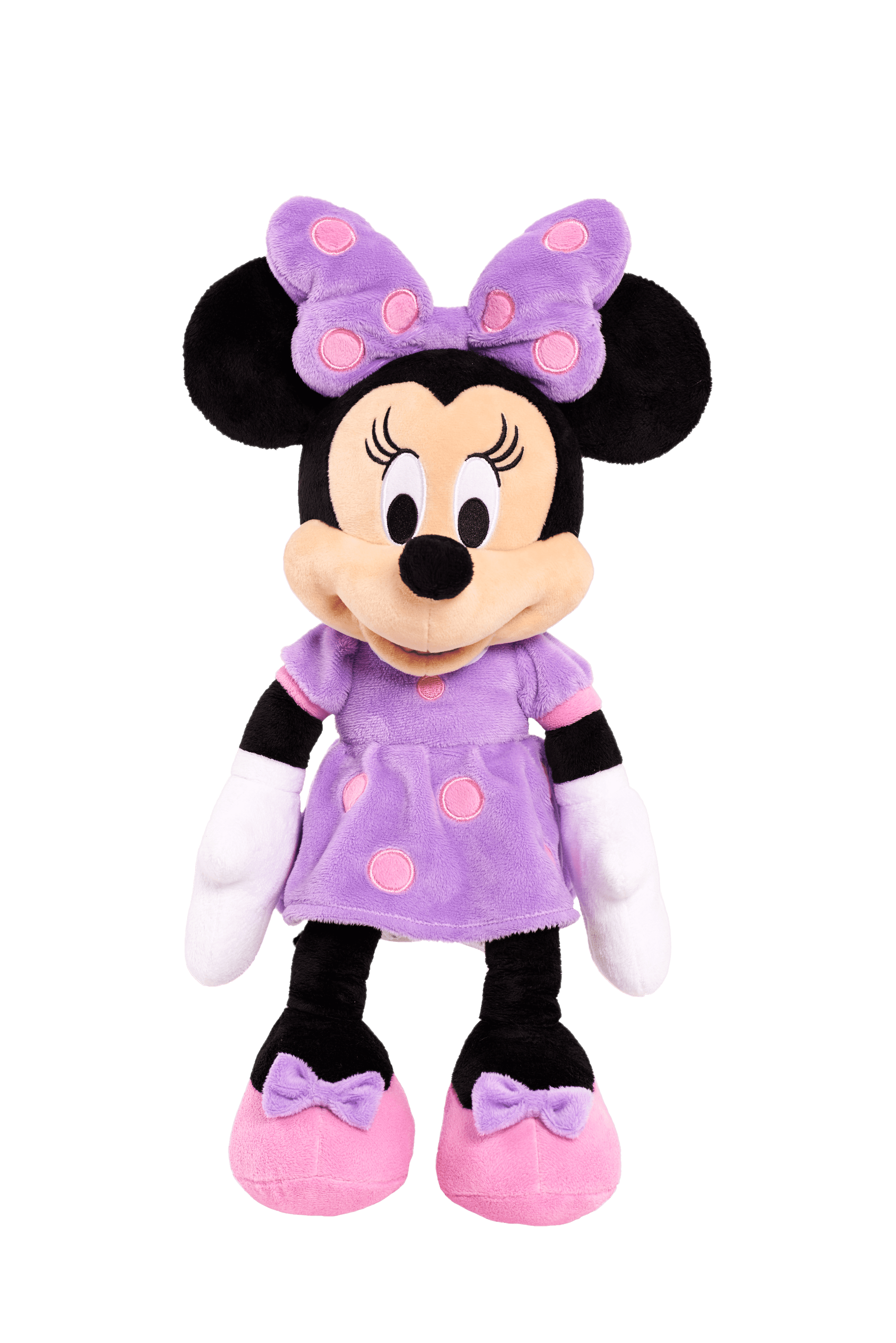 Mickey Mouse Clubhouse Large Plush Minnie Mouse In Purple Dress