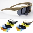thumbnail image 2 of Bangcool Safety Glasses Multi-purpose Riding Goggles Hunting Glasses with 5PCS Lens, 2 of 6