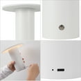 thumbnail image 4 of JONATHAN Y Gio 7.5" Modern Minimalist Column Rechargeable/Cordless Dimmable Integrated LED Table Lamp with Touch Sensor, White (Set of 2), JYL7158A-SET2, 4 of 6