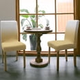 thumbnail image 4 of Sage Green Dining Chair Cover Set of 4,Stretch Chair Protectors Slipcover,Spandex Kitchen Chair Seat Back Cushion Slip Cover for Dining Room,Party,Hotel Abstract Gradient Minimalist Ombre Modern, 4 of 6