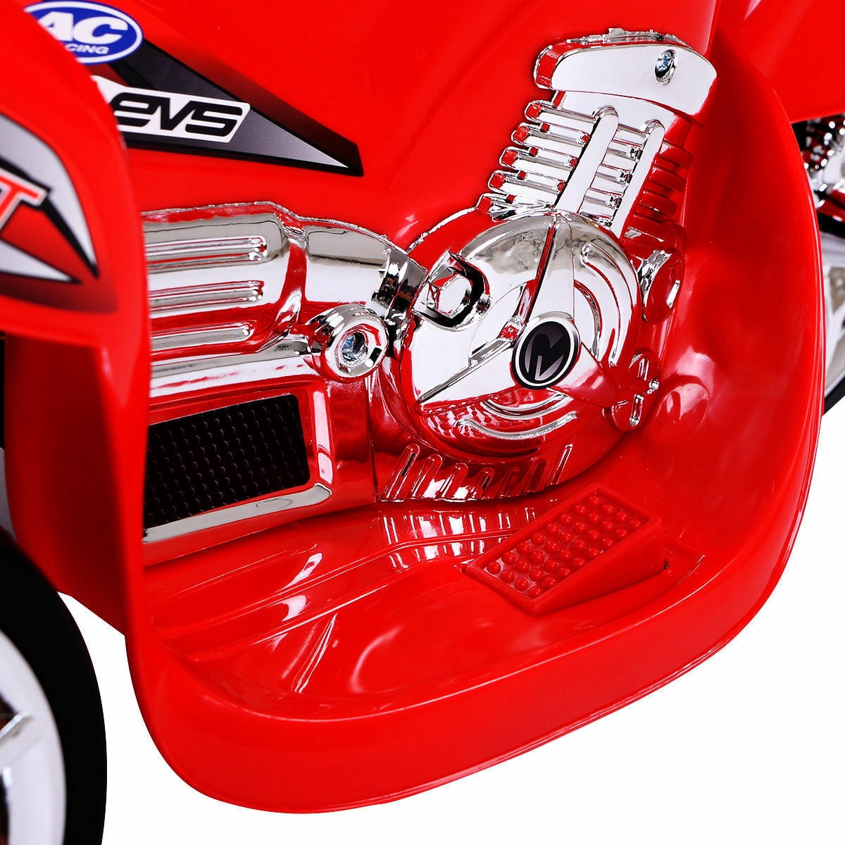 Costway Kids Ride On Motorcycle 3 Wheel 6V Battery Powered Electric Toy Power Bicycle Red