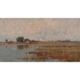 thumbnail image 2 of Max Weyl 14x10 Gold Ornate Wood Frame and Double Matted Museum Art Print Titled - Potomac Marshlands with the United States Capitol in the Distance (circa 1896-1906), 2 of 4