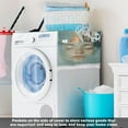 thumbnail image 5 of Girl's FaceWasher and Dryer Covers Dust-Proof and Oil Resistant Fridge Cover with 4 Storage Pockets Washing Machine Top Cover for Laundry Kitchen Home 51.2 x 22 In, 5 of 6