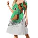 thumbnail image 1 of Vestido de oración de manga corta, falda de verano, ropa para mujer, vestido de cumpleaños para mujer, vestido de lujo 2025, 1 of 7