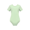 thumbnail image 6 of Sunny Fashion Girls Dress 2 Piece Combo Green Wrap Style Ballet Basic Irregular Hem 7-8 Years, 6 of 8