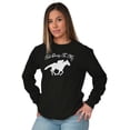 thumbnail image 4 of Talk Derby Me Kentucky Racing Long Sleeve TShirt Men Women Brisco Brands S, 4 of 6