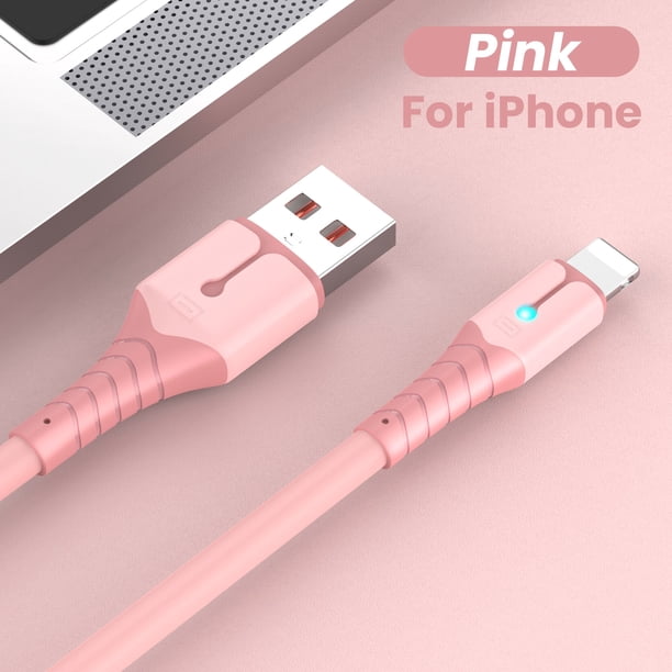 Cable de datos USB para iPhone 14 13 12 11 Pro Max XR XS 8 7 6s Cable de carga de silicona líquida Cable de datos USB Cable cargador de teléfono Tan Jianjun unisex