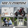 thumbnail image 6 of MELIVO Bike Lock,32.28" Motorcycle Lock,Cable Bicycle Lock Bike Lock Cable,Pink, 6 of 7