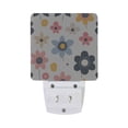 thumbnail image 5 of Yayeee LED Plug in Night Light for The Home with Auto Dusk to Dawn Light Sensors, 2 Pack, Beige Retro Flower, 5 of 6