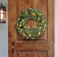 thumbnail image 2 of 24" Pre-Lit Wreath with Battery-Operated Timer, 2 of 6