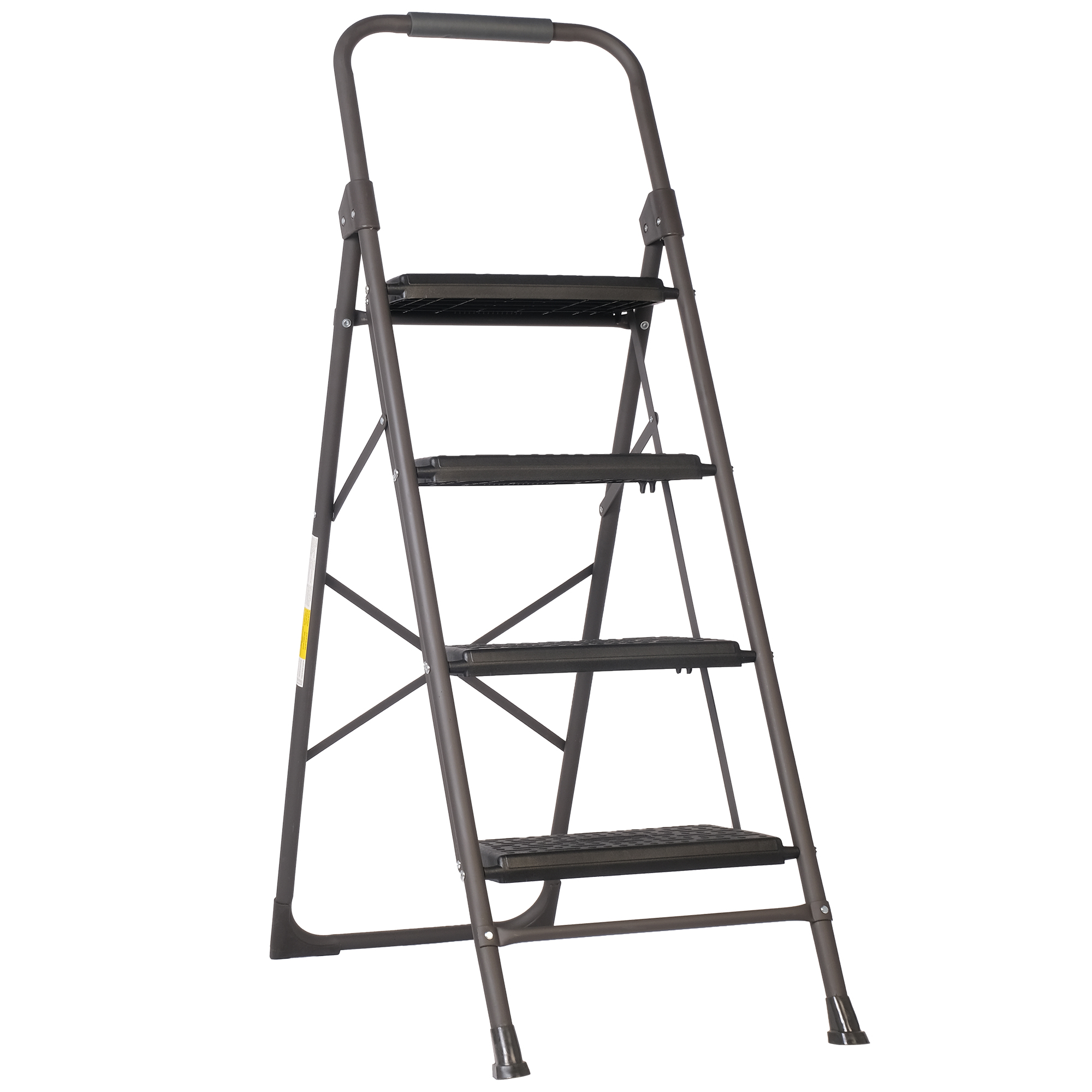 4 Step Ladder Folding Step Stool with Wide AntiSlip Pedal,Sturdy Steel