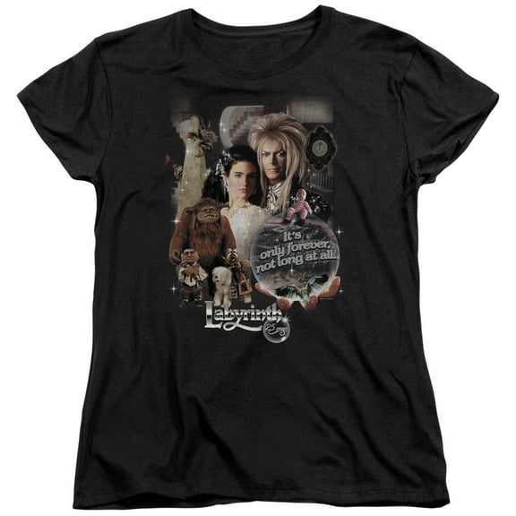 Womens: Labyrinth - 25 Years Of Magic Apparel Womens T-Shirts - Black