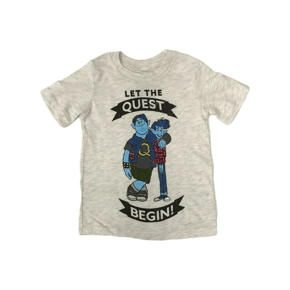 Jumping Beans Pixar Onward Boys Beige Short Let the Quest Begin Shirt T-Shirt 5