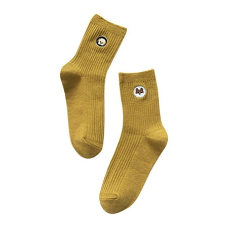 

Socks for Women 1 PairsFashion Flanging Women Soft Bed Floor Embroidery Dog Sleeping Cotton Socks