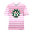 thumbnail image 3 of Camisetas Casuales de Mujer Nueva Moda Impresa Cuello Tripulado Manga Corta, Top Ligero para Diario Y Fiesta, 3 of 4