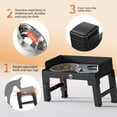 thumbnail image 4 of Elevated Dog Bowls 6 Height Adjustable Raised Dog Bowl Stand with Stainless Steel and Slow Feeder Bowl with Baffle Non-Slip Pet Bowls for Tall Large Medium Small Dogs Cats Black, 4 of 6