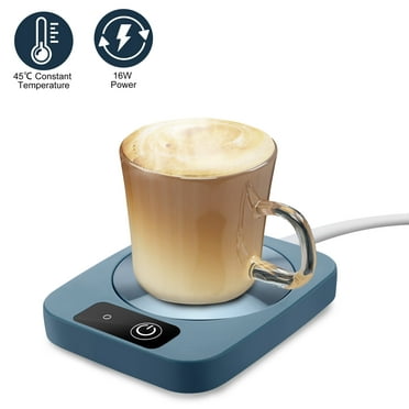 EEEkit 16W Electric Coffee Mug Warmer, 45°C Thermostat Smart Cup Warmer for Water, USB Power Supply