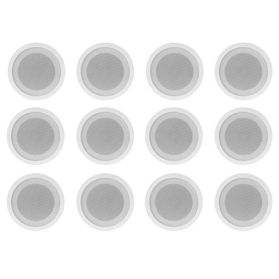 12) Rockville CCL5T White 70V 5" Commercial Ceiling Speakers 4 Restaurant/Office