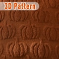thumbnail image 4 of Fall Decorations Set of 2 Double-Sided Fall Pillow Covers 18" x 18", with 2 Different Looks, Rust Pumpkin & Leaf, Soft Plush Faux Fur Throw Pillow Covers for Home Decor, 4 of 13