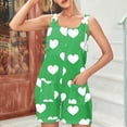 thumbnail image 2 of BLVB Summer Rompers for Women Sleeveless Adjustable Knot Straps Loose Shorts Jumpsuits Beach Overalls with Pockets, 2 of 7
