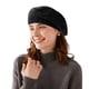 thumbnail image 2 of Boinas de cachemira, gorros de lana merino cálidos para mujer, gorro de punto de moda para invierno, 2 of 5
