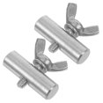 thumbnail image 1 of unbranded 2Ud Tuercas Ojo De Inoxidable Para Rieles De Deslizamiento Uso En Hogar Plata, 1 of 8