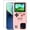 Pink, variant on iPhone 14 Pro Max Retro Gameboy Case, Playable 3D Console Design, Shock-Absorbent Bumper, Red