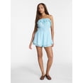 thumbnail image 2 of No Boundaries Strapless Ruffle Romper, Women's XXS-XXL, 2 of 5