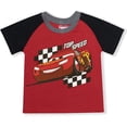 thumbnail image 2 of Cars Lightning McQueen Boys 2 Piece Character Short Set, 4-9, 2 of 5