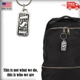 thumbnail image 4 of USA Keychain, Patriot, America, United States, Veteran, Key Fob, Key Ring, Keys, Zipper Pull, Luggage Tag, Backpack, Pewter, Over 300 Keychains Designs, Handmade in the USA A1000KC, 4 of 5