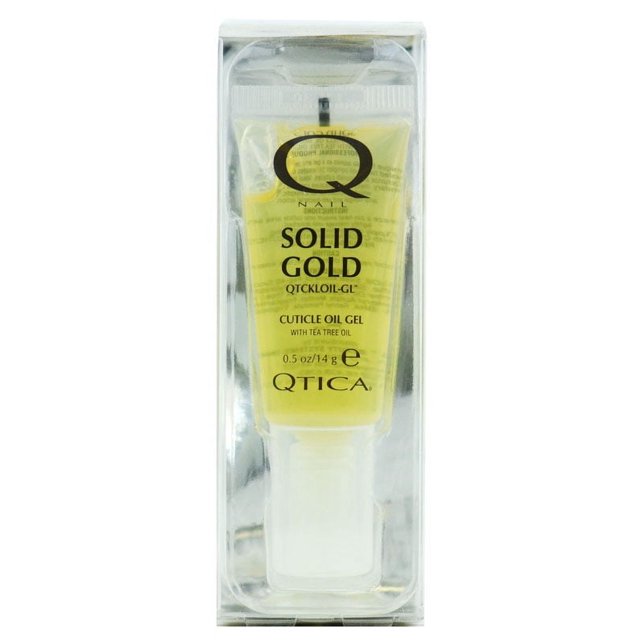 Gel de aceite para cutículas Atica Solid Gold de Nail Supplements, 15 ml