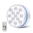 thumbnail image 1 of RGB Underwater Light LED Lights Waterproof Pool Lamp Dimmable Wall Lamp Outdoor Lighting With Remote ,Easy to Install, 1 of 7