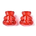 thumbnail image 3 of Transparent Acrylic Beads Bear Mixed Color 10x10x6mm Hole: 3mm about 2222pcs/500g, 3 of 4