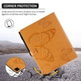 thumbnail image 6 of TECH CIRCLE Wallet Case for iPad Air 13 Inch M2 2024/iPad Pro 12.9 2022/2021/2020/2018 with Pencil Holder,Embossed Butterfly Auto Sleep/Wake PU Leather Smart Stand Girls Cute Folio Pocket Cover,Yellow, 6 of 6