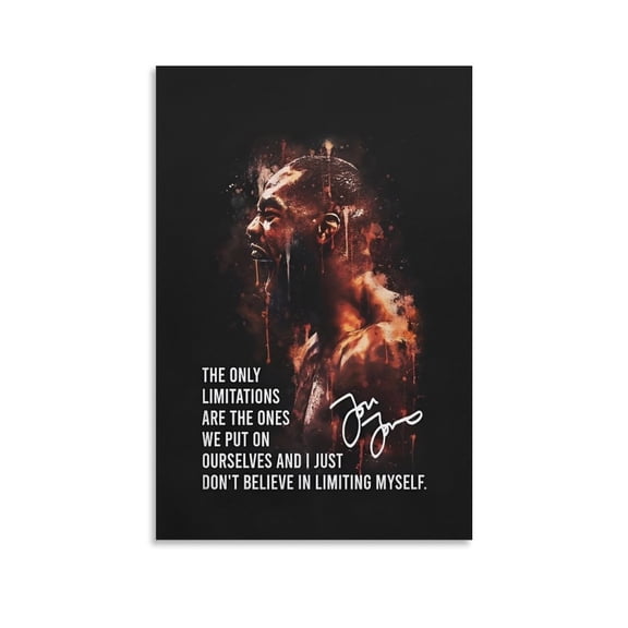Jon Jones Canvas Poster Poster Decorative Painting Canvas Wall Art Living Room Posters Bedroom Painting 24x36inch(60x90cm)