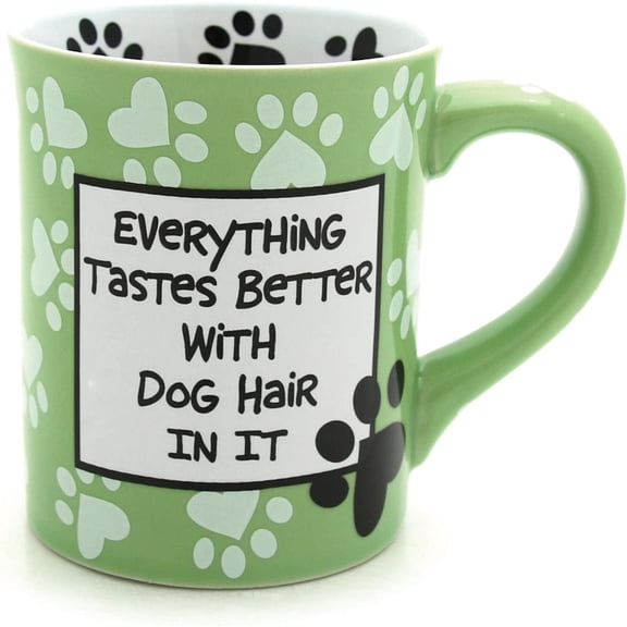 Our Name is Mud Dog Hair Stoneware Mug, 16 oz.