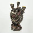 thumbnail image 2 of Dispositif d'Artère Augmentée Steampunk Cœur Humain Triple Effilée Porte-Bougie, 2 of 3
