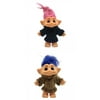 2 PCS Lucky Troll Dolls,Cute Vintage Troll Dolls Chromatic Adorable for Collections, School Project, Arts and Crafts, Party Favors