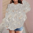thumbnail image 6 of BLTIBY 2025 Toddler Baby Girls Boys Sweatshirts Hoodies Fall Spring Leaf Printed Infant Pullover Crewneck Blouse Long Sleeve Top Fashion Casual Clothes Pink 4-5 Years, 6 of 8