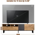 thumbnail image 3 of Modern TV Stand for 80'' TV with Double Storage Space, Media Console Table, Entertainment Center with Drop Down Door for Living Room, Bedroom, Home Theatre, 3 of 8