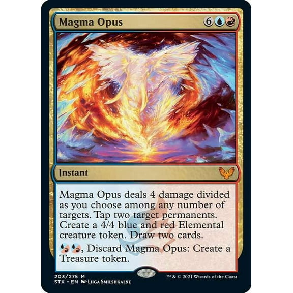 MtG Strixhaven: School of Mages Mythic Rare Magma Opus #203