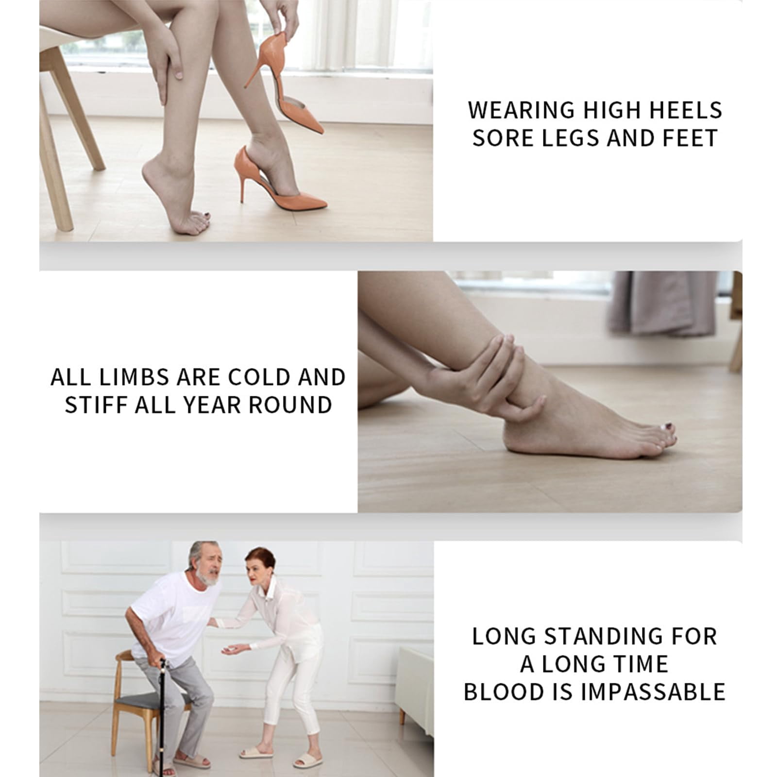 Ornexis EMS Plate Foot Massager for Muscle Relaxation, 8 Modes & 19 Levels of Massage Intensity, LCD Display Screen, USB Rechargeable