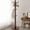 Black Red-14 Hooks, variant on Coat Rack with Natural Marble Base, Metal Coat Racks Freestanding, Modern Coat Rack Stand with 8 Hooks& Umbrella Holder, Black Coat Clothes Tree Hats Hanger Stand for Entryway, Hallway