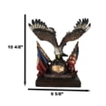 thumbnail image 2 of Bald Eagle On Globe With Texas & American Flags Figurine One Nation Under God, 2 of 11