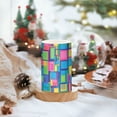 thumbnail image 2 of Yayeee Flameless Candles with Remote Flickering Battery Operated Multi Color Changing, Pink Christmas Splendor, 2 of 7