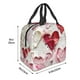 thumbnail image 3 of Easygdp Textured Heart Abstract Art Bolsa Térmica Premium - Tela Oxford Impermeable, Gran Capacidad, Bolsillo Frontal, Unisex para Trabajo, Escuela, Actividades al Aire Libre y Picnics, 3 of 7