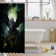 thumbnail image 3 of Flying Dragon Bathroom Shower Curtain Sets Room Decor, Dragon Waterproof Bathroom Curtains,Exotic Dragon Shower Curtain Tropical Rainforest Fabric Shower Curtain 72"Wx72"L, 3 of 4