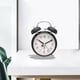 thumbnail image 5 of Relojes de mesa Silencioso sin tictac Reloj despertador con campana doble de 4 pulgadas con luz de fondo visible en la noche Reloj con movimiento de Fernando Reloj de escritorio, 5 of 7