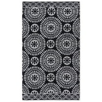 Rugsmith Black Machine Woven Bethel Anti-Fatigue Kitchen Mat, 20" x 36"